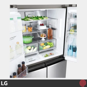 قسمت یخچال یخچال فریزر ال جی GMX945NS9F رنگ نقره‌ای محصول 2020 مونتاژ کره (سفارش سنگال)
