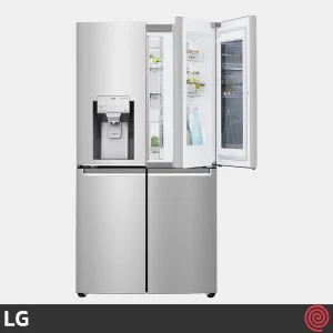 یخچال و فریزر ساید بای ساید 25 فوت ال جی مدل LG GMX945NS9F | چهار درب فرنچ مونتاژ کره (سفارش اروپا)