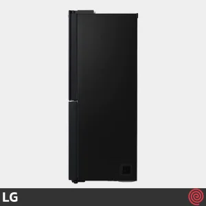 نمای بغل یخچال فریزر ال جی GMX945MC9F رنگ مشکی مات محصول 2020
