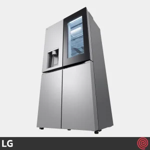 یخچال و فریزر ساید بای ساید 23 فوت ال جی مدل LG GMX946NS9F | چهار درب فرانسوی