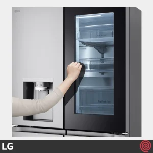 یخچال و فریزر ساید بای ساید 23 فوت ال جی مدل LG GMX946NS9F | چهار درب فرانسوی