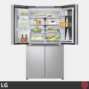 یخچال و فریزر ساید بای ساید 23 فوت ال جی مدل LG GMX946NS9F | چهار درب فرانسوی