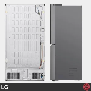 یخچال و فریزر ساید بای ساید 23 فوت ال جی مدل LG GMX946NS9F | چهار درب فرانسوی