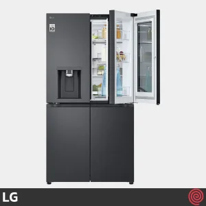 یخچال و فریزر ساید بای ساید 23 فوت ال جی مدل LG GR-X34FRCRL | چهار درب فرانسوی