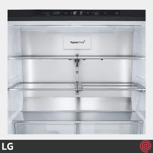 تکنولوژی Hygiene FRESH+ و صفحه فلزی مخصوص (Metal Fresh) یخچال فریزر ال جی GR-X34FRCRL رنگ دودی محصول 2025