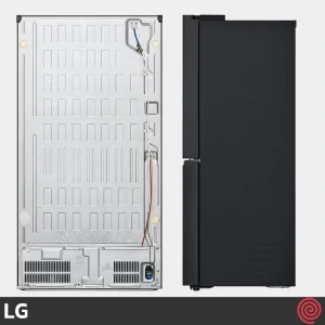 یخچال و فریزر ساید بای ساید 25 فوت ال جی مدل LG GR-X34FFCAB | چهار درب فرانسوی