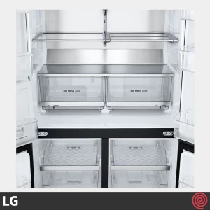 یخچال و فریزر ساید بای ساید 25 فوت ال جی مدل LG GR-X34FFCAB | چهار درب فرانسوی