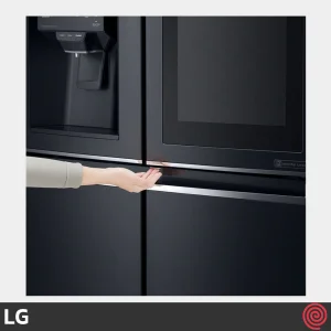 یخچال فریزر چهار درب الجی GR X29 FTQKL رنگ مشکی با دستگیره مخفی