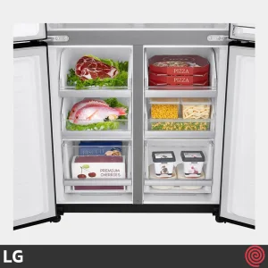 یخچال و فریزر ساید بای ساید 20 فوت ال جی مدل LG GR-X29FTQEL | چهار درب فرانسوی