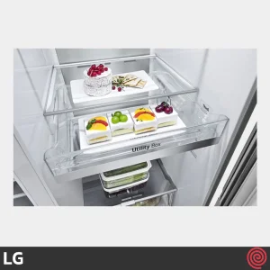 کشوی Utility Box یخچال فریزر ال جی GC-X267CSHS رنگ خاکستری محصول 2022