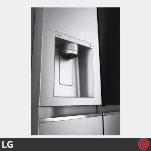 آب ریز و یخ ریز یخچال فریزر ال جی GC-X267CSHW رنگ خاکستری محصول 2022