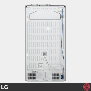 طراحی پشت یخچال فریزر LG GC-J267FLJW رنگ نقره ای و ظرفیت 684 لیتر