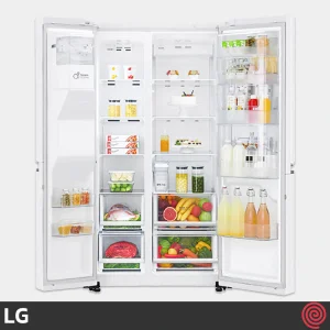 یخچال و فریزر ساید بای ساید 25 فوت ال جی مدل LG GCJ-267PXW | سال عرضه 2020