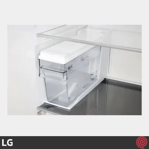 مخزن آب یخچال فریزر ال جی رنگ نقره ای پلاتینیومی GCJ-267PHL