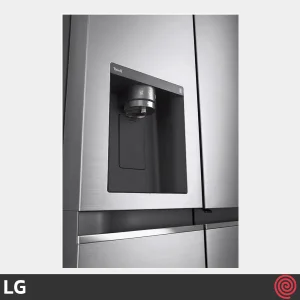 طراحی بدنه و دستگیره های یخچال فریزر ساید بای ساید ال جی GC-J257