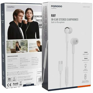 جعبه هندزفری سیمی تایپ سی پورودو Porodo مدل  PDST6403BK