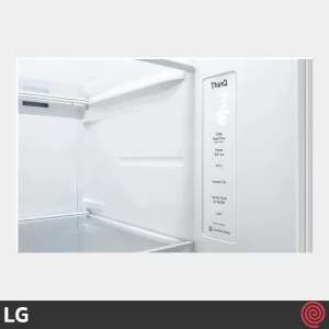 طراحی پنل داخلی یخچال فریزر ساید بای ساید ال جی GCJ257SQSV