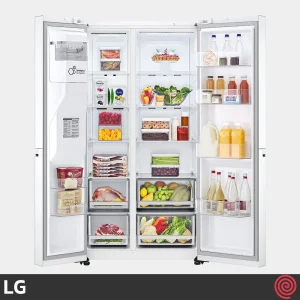یخچال و فریزر ساید بای ساید 24 فوت ال جی مدل LG GC-J257SQSV | سال عرضه 2025