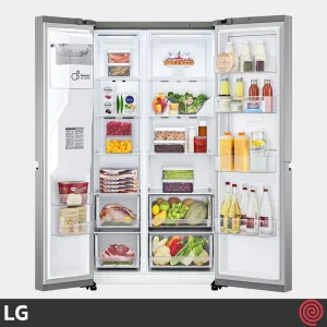 یخچال و فریزر ساید بای ساید 24 فوت ال جی مدل LG GC-J257SLSS | سال عرضه 2022
