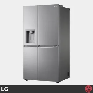 یخچال فریزر دو درب ال جی GCJ-287TVL رنگ نقره ای پلاتینیومی محصول 2024