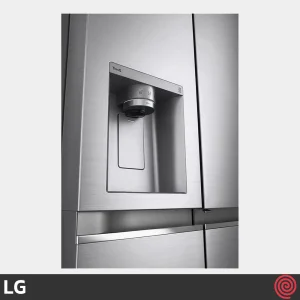 آب ریز و یخ ریز یخچال فریزر ال جی GCJ-287TVL رنگ نقره ای پلاتینیومی محصول 2024