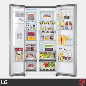 یخچال و فریزر ساید بای ساید 24 فوت ال جی مدل LG GCJ-287TNL | سال عرضه 2022