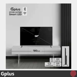 تلویزیون 58 اینچ LED هوشمند جی پلاس مدل Gplus GTV-58SU738NX | UHD 4K - HDR