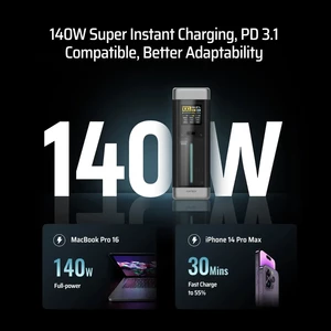 پاوربانک ظرفیت 25000 و توان 210 وات کاکتک مدل CUKTECH P23