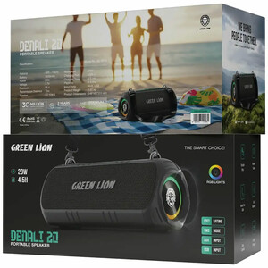 قیمت اسپیکر بلوتوثی گرین لاین Green Lion مدل GNDESPR20WBK توان 20 وات