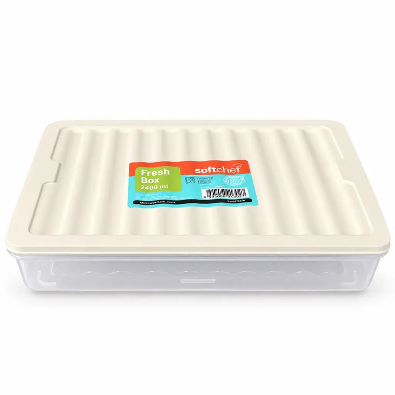 ظرف نگهدارنده گوشت و مرغ سافت شف مدل Fresh Box حجم ۲۴۰۰ میلی‌لیتر
