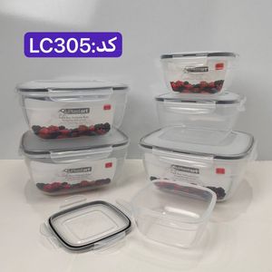ظروف نگهدارنده و فریزری 4تایی ایراک پلاست آرت Irak LC-305