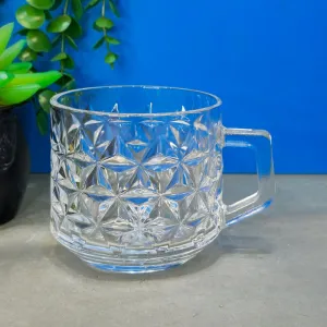 نیم لیوان دسته دار الیکا اصفهان گلس بسته 6 عددی