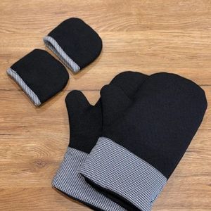 سرویس 11 پارچه دستگیره و پیش بند مشکی Amac