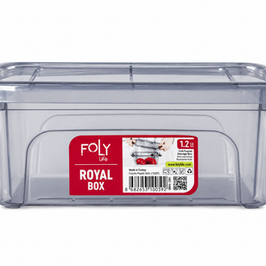 باکس درب قفلی فولی لایف ۱,۲ لیتری کد Royal ۰۳۹۱