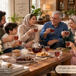 نیم لیوان دسته‌دار نوری تازه مدل موزر 6 عددی