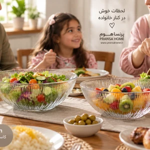 کاسه سالاد نوری تازه مدل سولو بسته 2 عددی