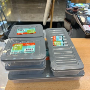 سرویس ظرف نگهدارنده ۵ پارچه سافت شف ترکیه مدل Fresh Box