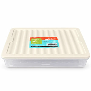 ظرف نگهدارنده گوشت و مرغ سافت شف مدل Fresh Box حجم ۲۴۰۰ میلی‌لیتر