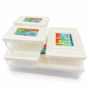 سرویس ظرف نگهدارنده ۵ پارچه سافت شف ترکیه مدل Fresh Box