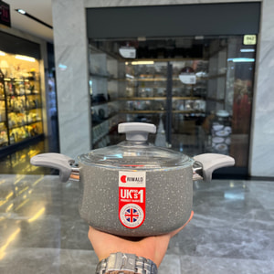 سرویس قابلمه ۶ پارچه ریوالد گرانیتی سایز ۱۶، ۲۰ و ۲۴
