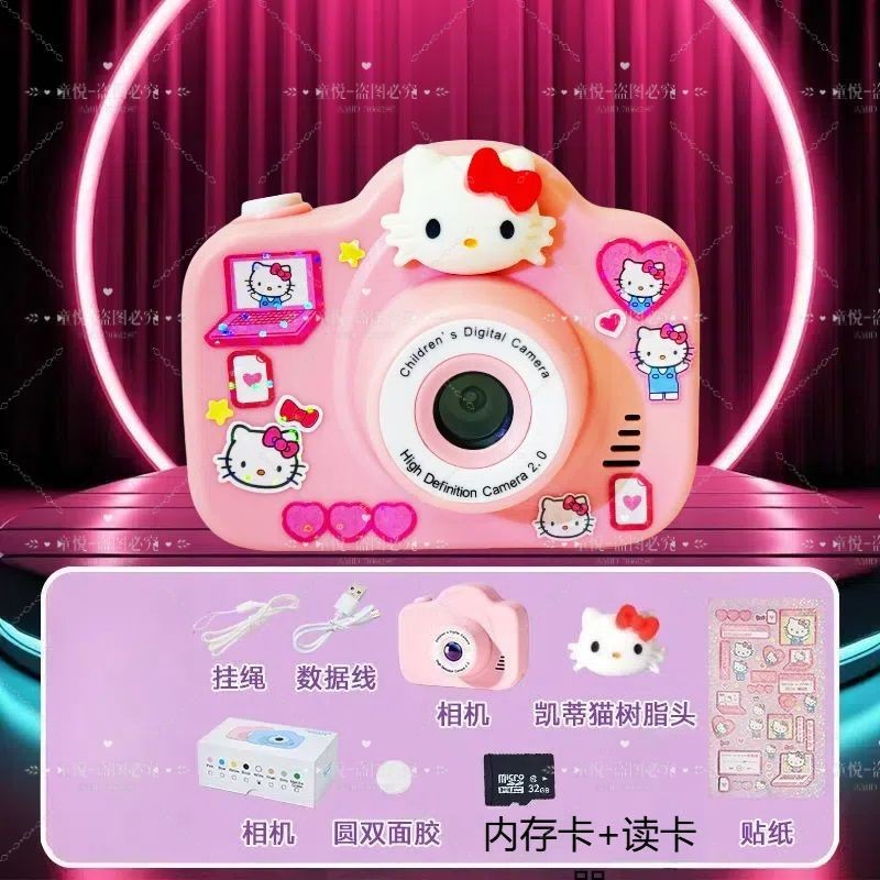 دوربین عکاسی و فیلم‌برداری کودک Hello Kitty با کیفیت 40 مگاپیکسل