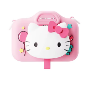 دوربین کودک Hello Kitty مدل X5 با دوربین سلفی و قاب سیلیکونی