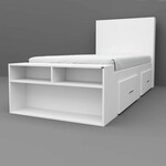 تخت خواب یک نفره سیماژ مدل BS9095 سایز 90*200