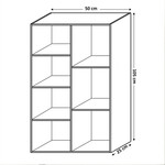 کتابخانه چهار طبقه سیماژ مدل HS1023