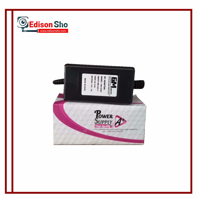 آداپتور 12ولت 2 آمپر Adaptor EM