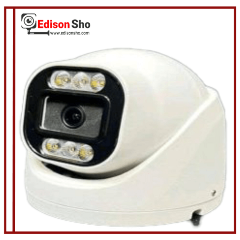 دوربین تحت شبکه دام فلزی (706 IP)استارلایت میکروفون داخلی  برد5053  5MP SW mic Poe