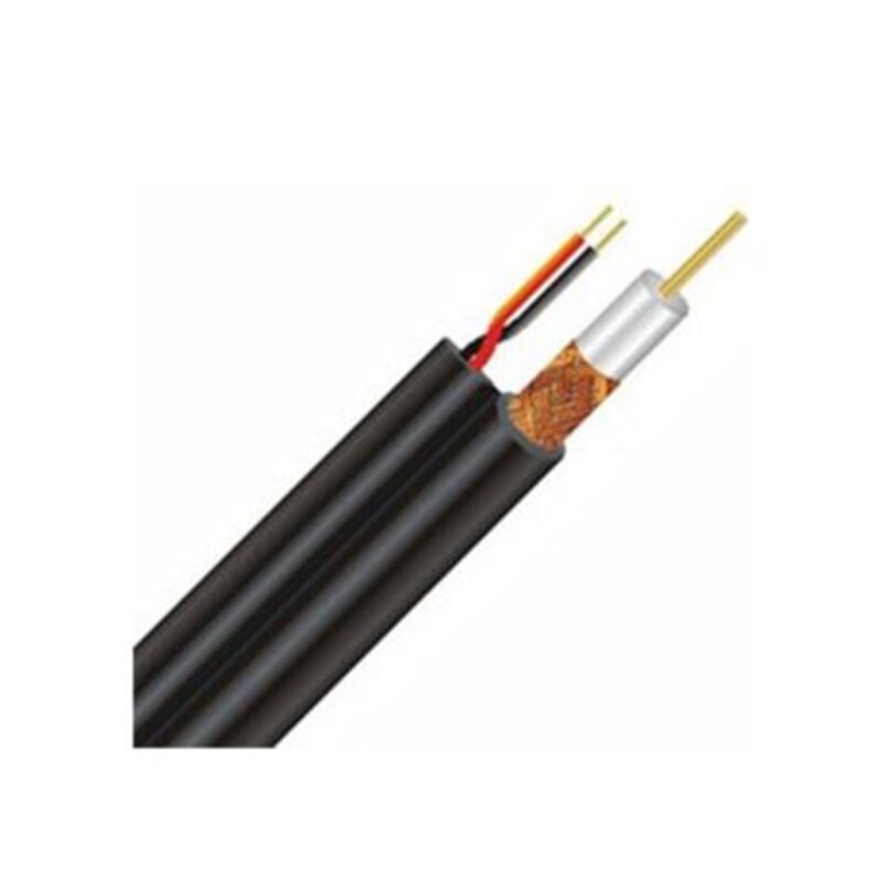 کابل کواکسیال RG-59 ترکیبی مغزی 0.8 cca(305 متری)برق 1