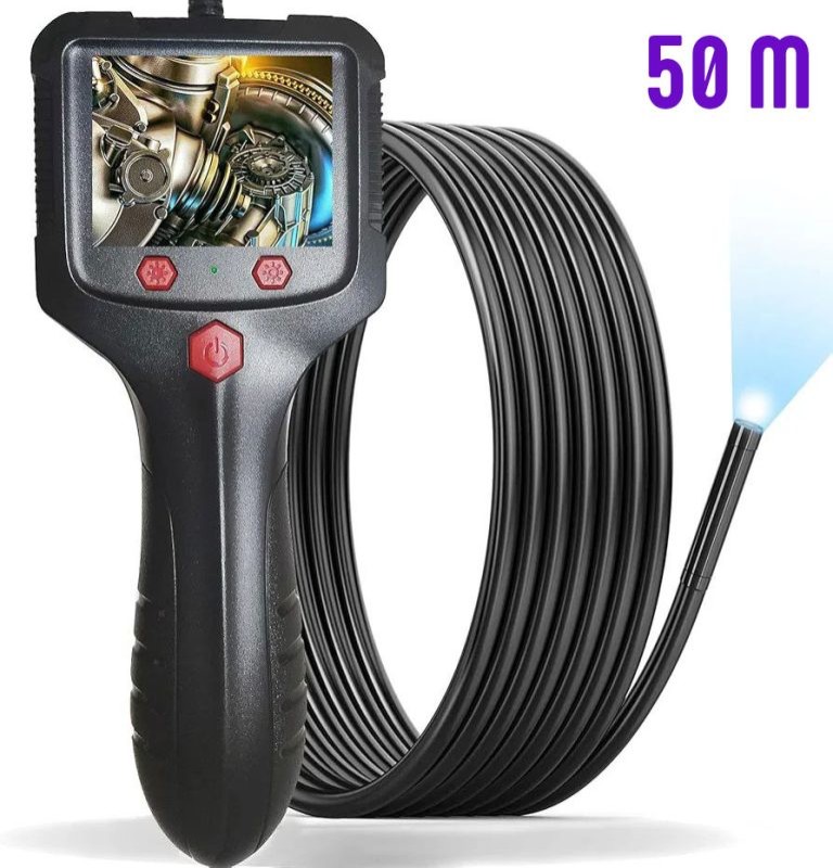 دوربین شلنگی و آندوسکوپی مانیتور دار 50 متری P100
