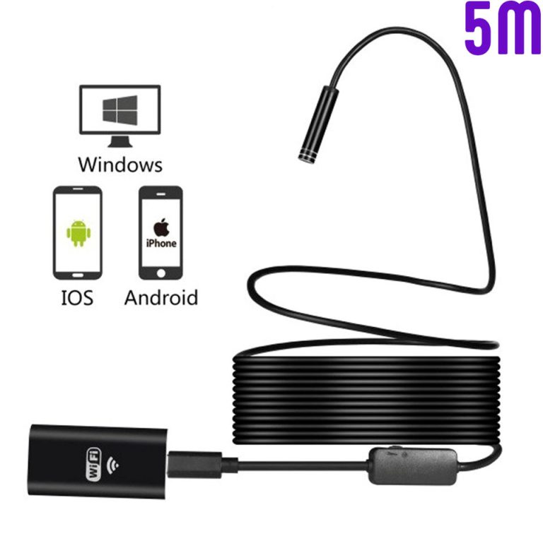 دوربین شلنگی و آندوسکوپی وای فای 5 متری