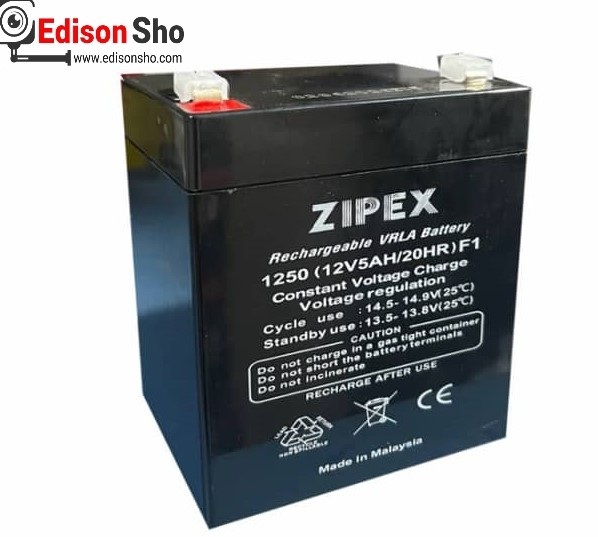 باتری 12V 5A  مدل ZIPEX